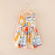 JF Multi Color Printed Frock FD6084A